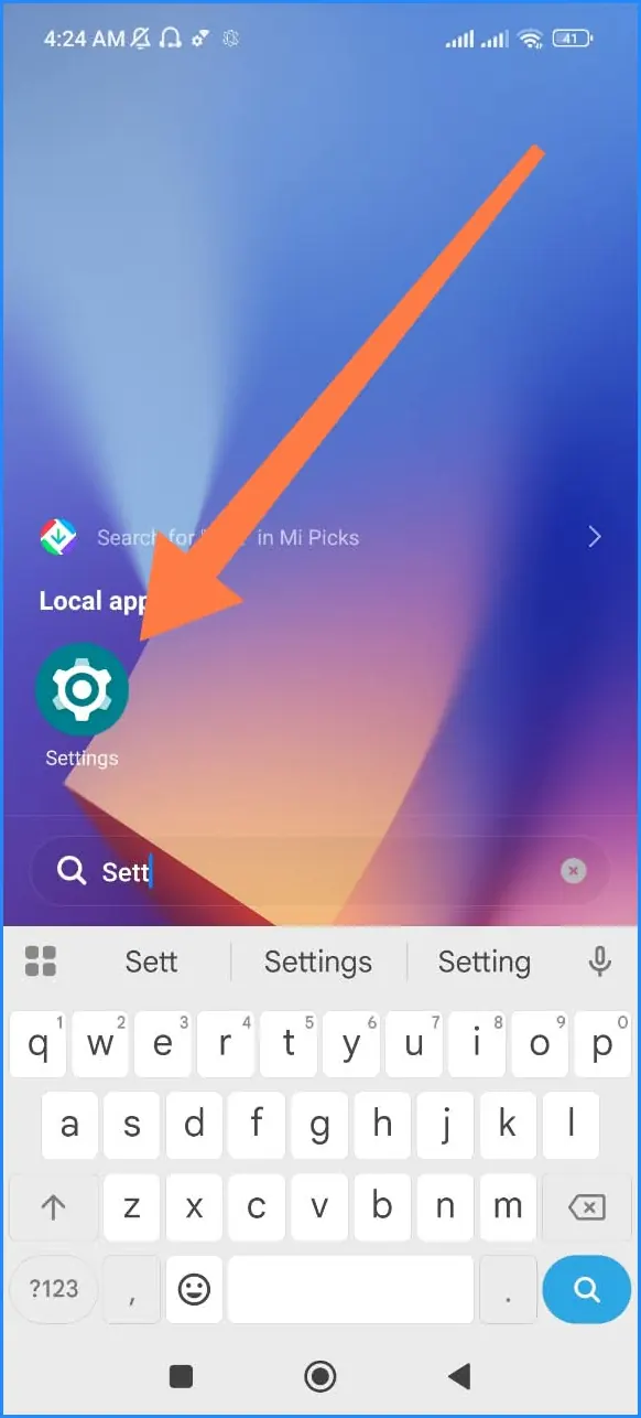 Opening Android Settings before changing APK installation permission