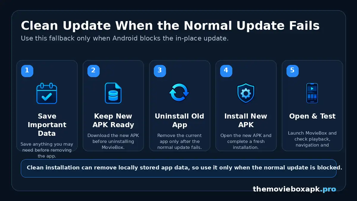 How to Update MovieBox APK on Android 18 Clean MovieBox APK update process on Android